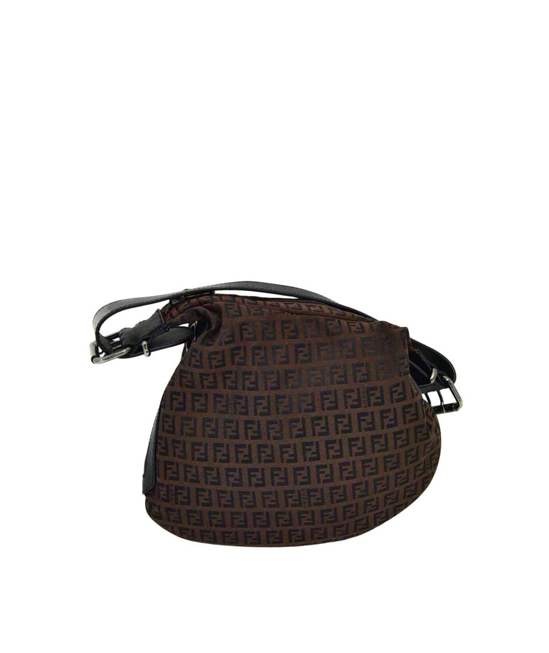 Fendi Zucca Oyster Shoulder Bag