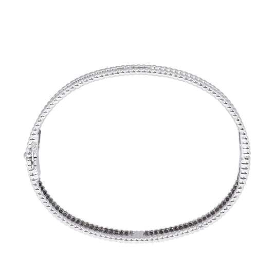Van Cleef & Arpels ARP3K800 White Gold Perlée Medium Bracelet
