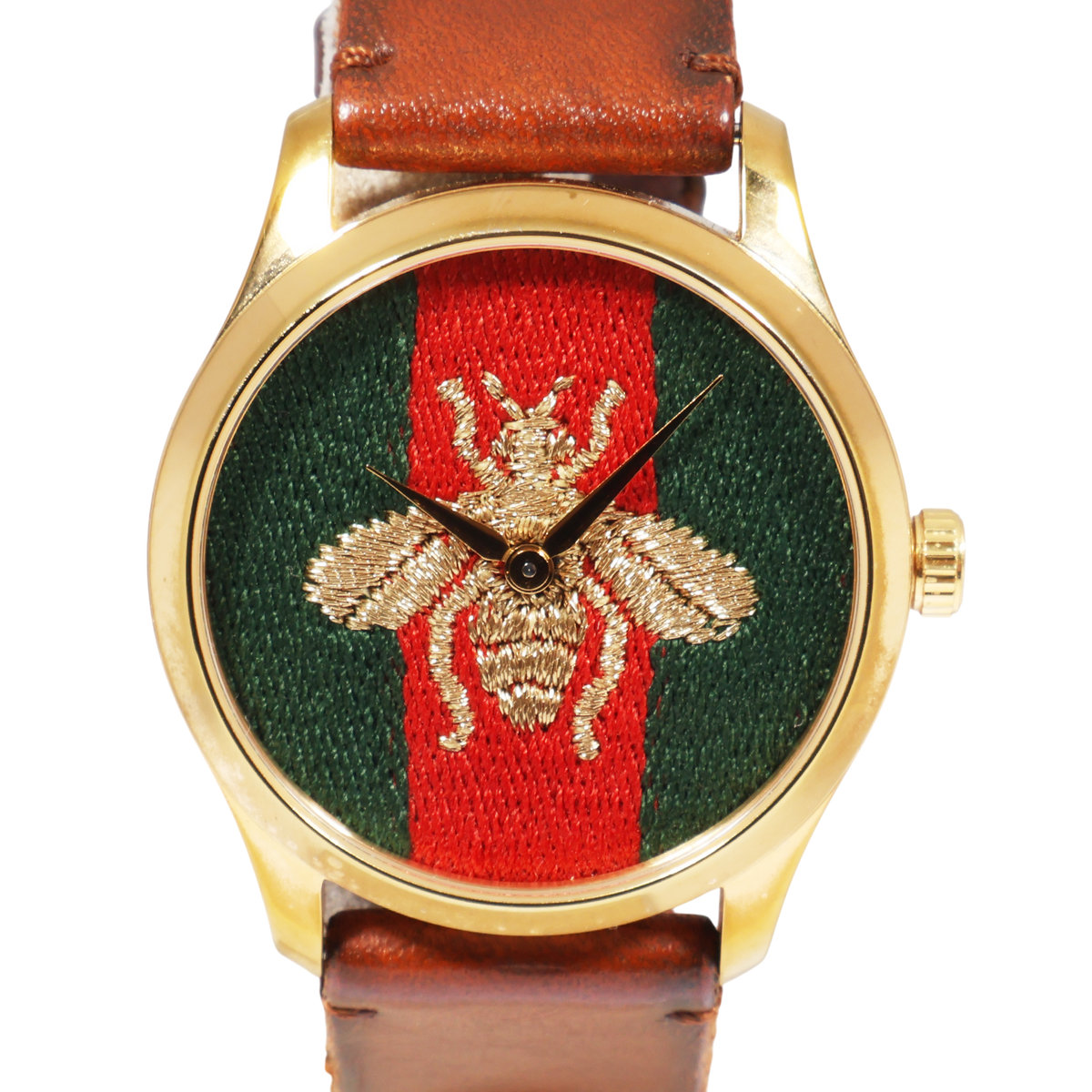 Gucci 126.4 Quartz Leather Band Watch