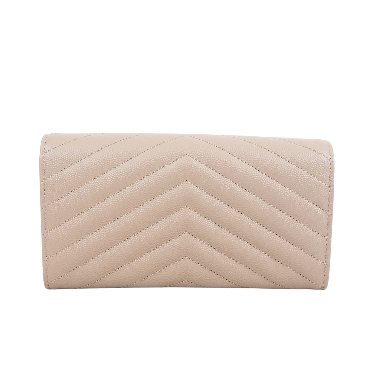 Saint Laurent 372264 Caviar Monogram Long Wallet