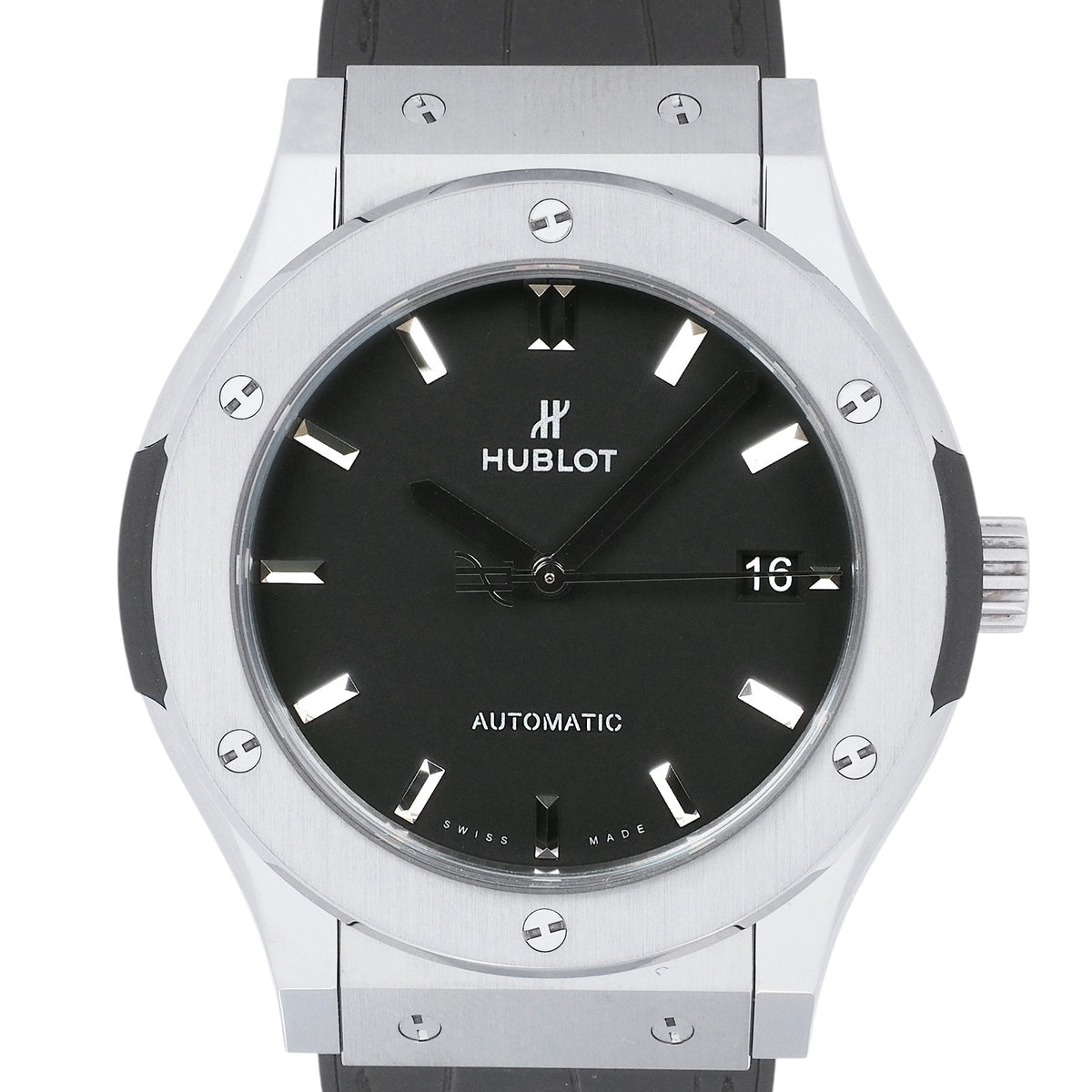 Hublot 542.NX.1171.RX Classic Fusion Leather Band Watch