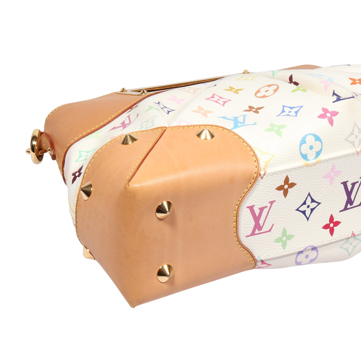 Louis Vuitton M40256 Multi White Judy MM Shoulder Bag