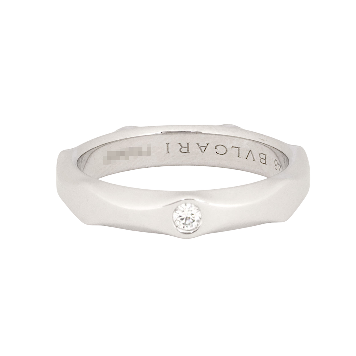 Bulgari 351941 Platinum Infinito Diamond Ring