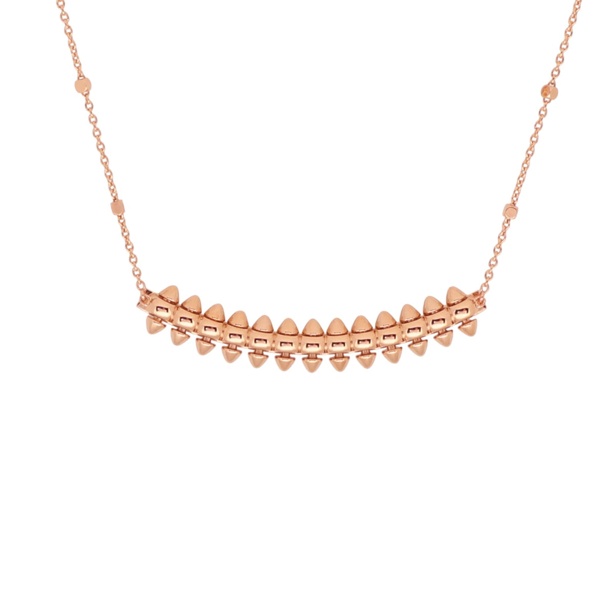 Cartier B7224744 Rose Gold Clash de Pendant Small Necklace