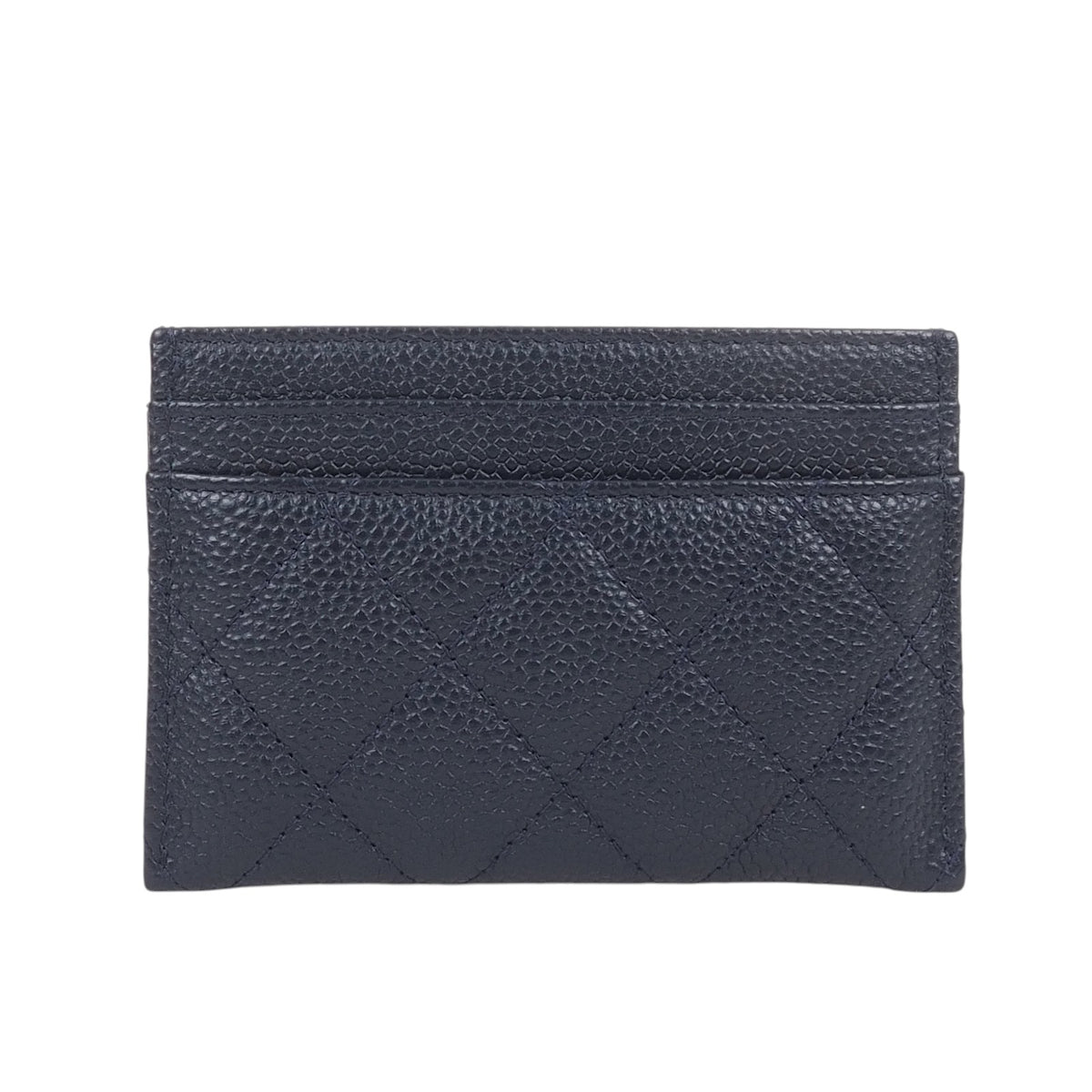 Chanel A81457 Caviar Filigree Card Holder