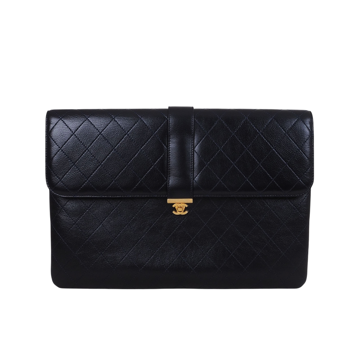 Chanel Season Limited Flap Large Clutch Bag