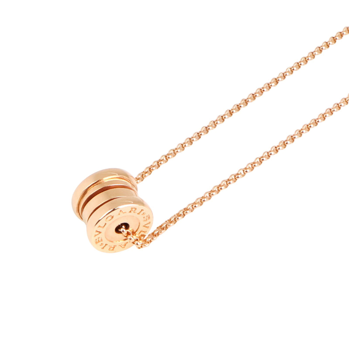 Bulgari 357255 Rose Gold B.Zero1 Mini Necklace