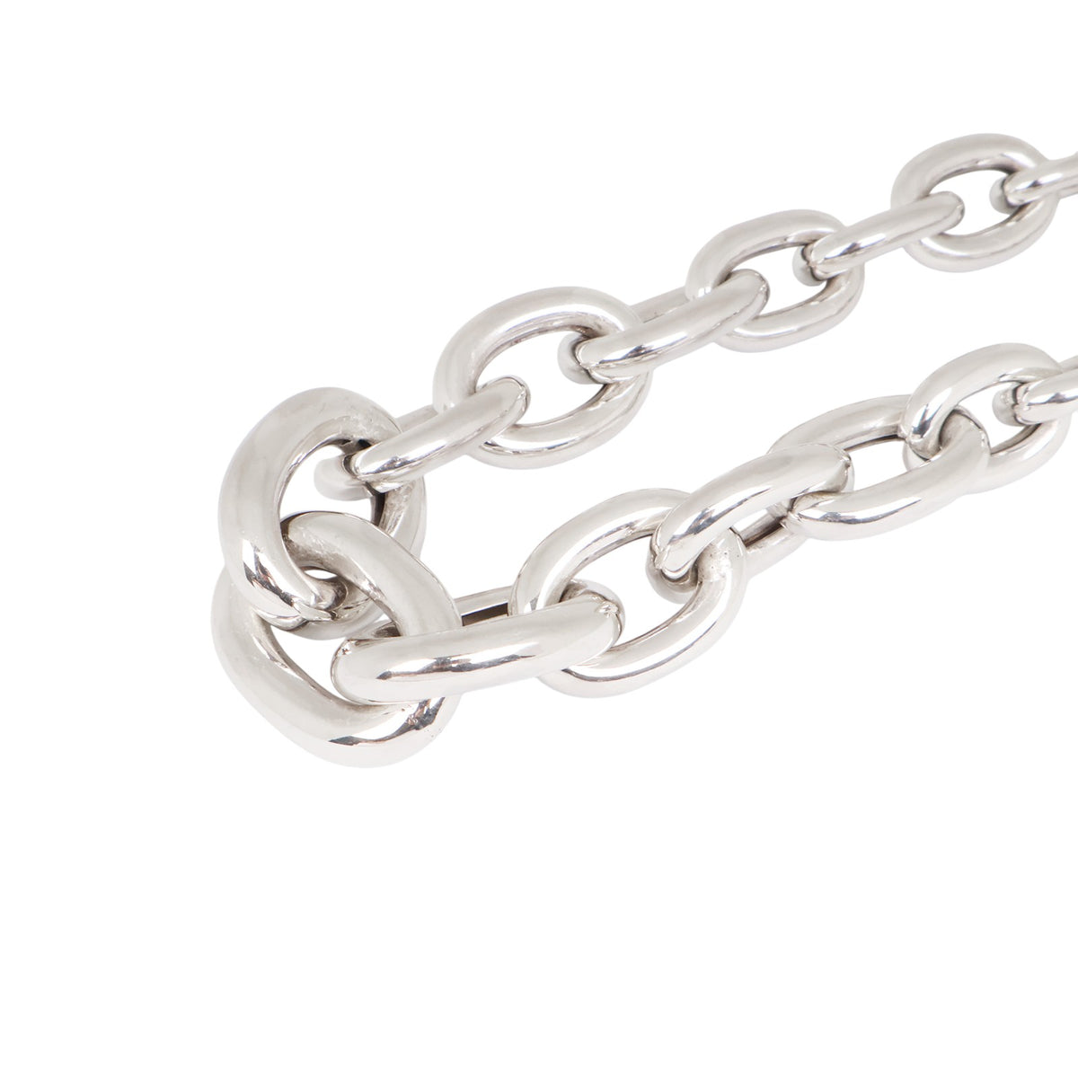 Prada 1JC802 Silver Symbol Necklace