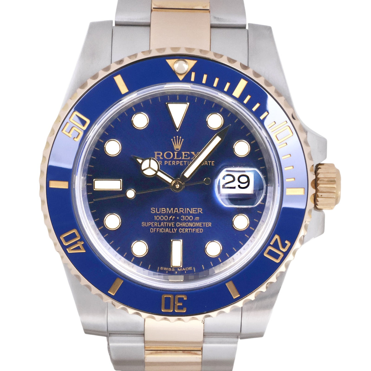 Rolex 116613LB Submariner Automatic Two-Tone Watch