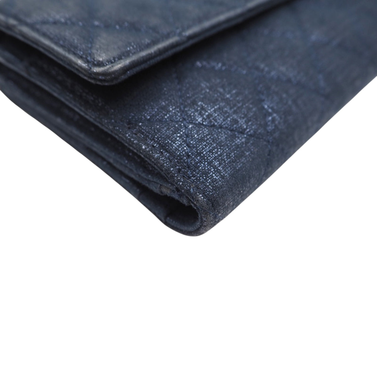 Chanel Classic Denim Long Wallet