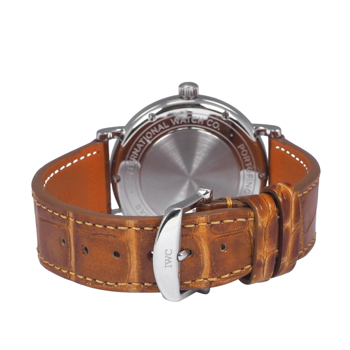 IWC IW458101 Porfino Diamond Automatic Leather Band Watch