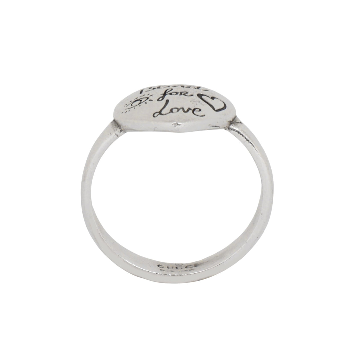 Gucci 499937 Blind for Love Silver Ring