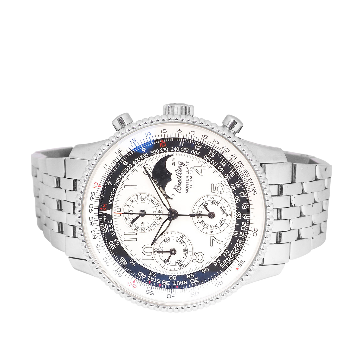Breitling A19350 Navitimer Moonphase Automatic Watch
