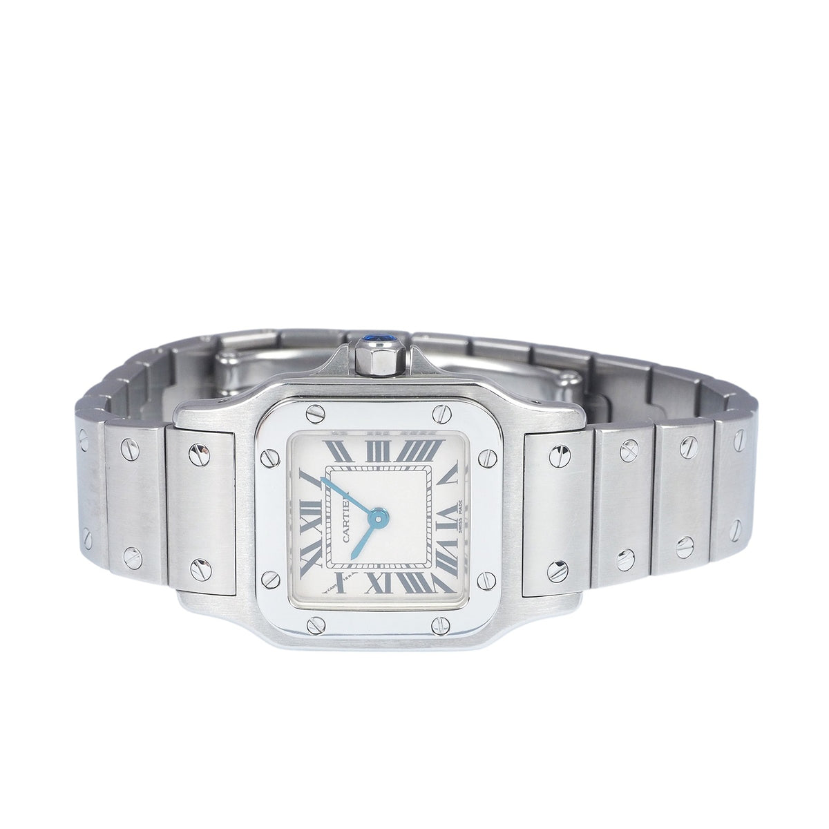 Cartier W20056D6 Santos Galbé Small Quartz Watch