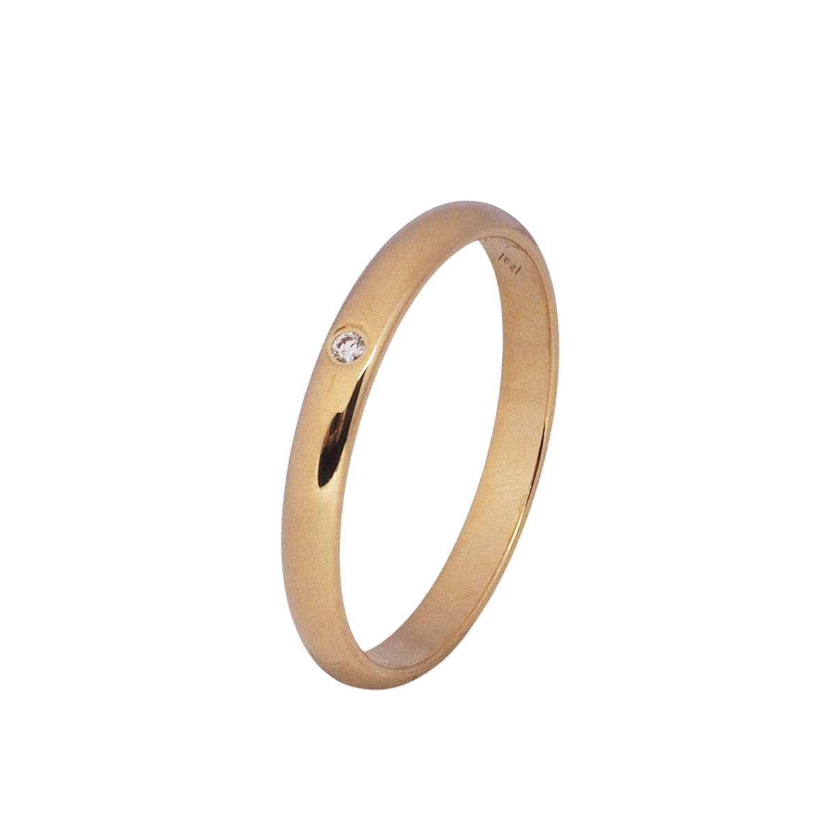 Cartier B4057600 Yellow Gold 1895 Diamond Ring