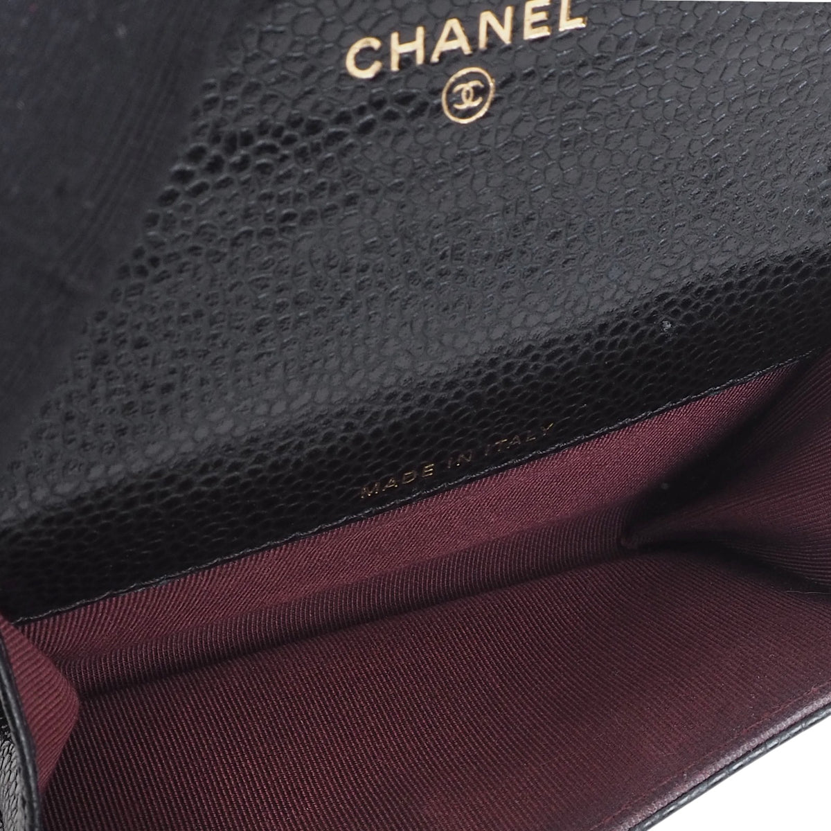 Chanel A80799 Caviar Classic Card Holder