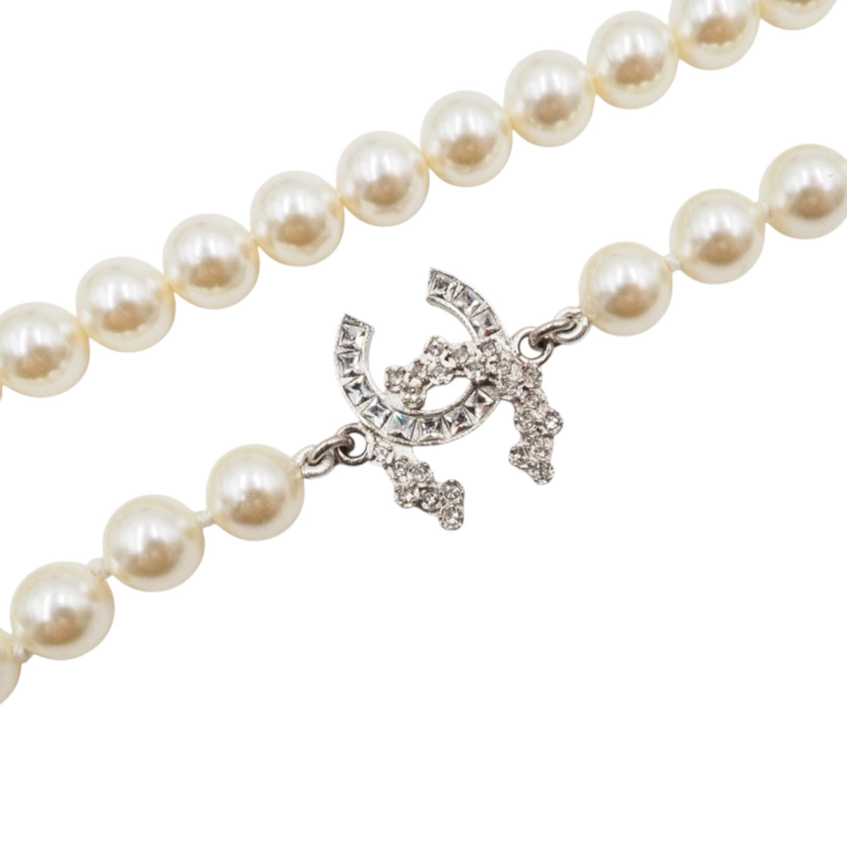 Chanel pearl long necklace