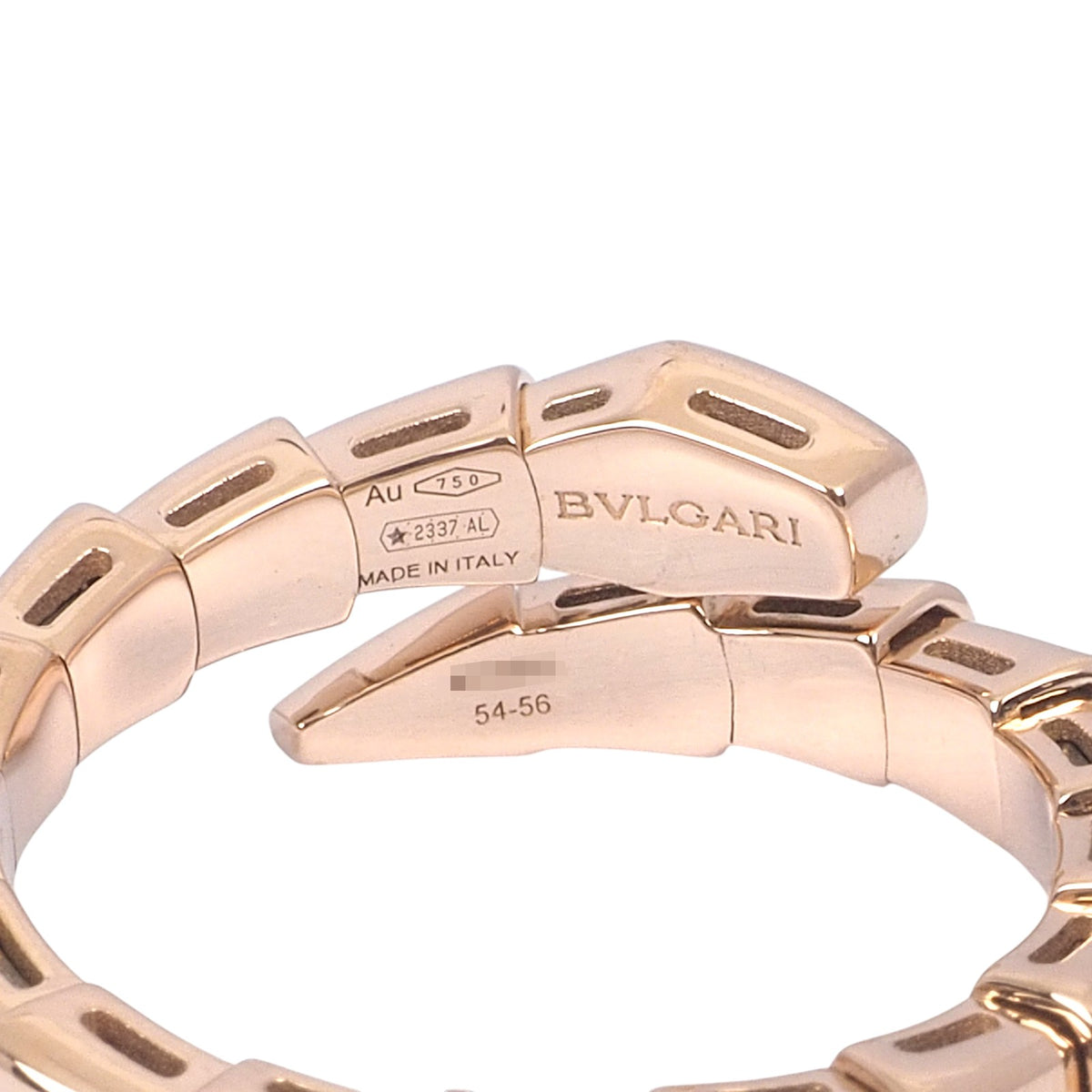 Bulgari 360459 Rose Gold Serpenti Viper Diamond Ring