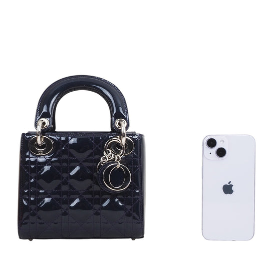 Dior S0856ONGE Patent Lady Dior Micro Shoulder Bag