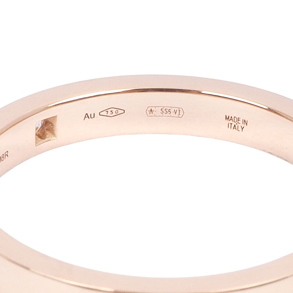 Bulgari 355719 Rose Gold Merry Me Diamond Wedding Ring