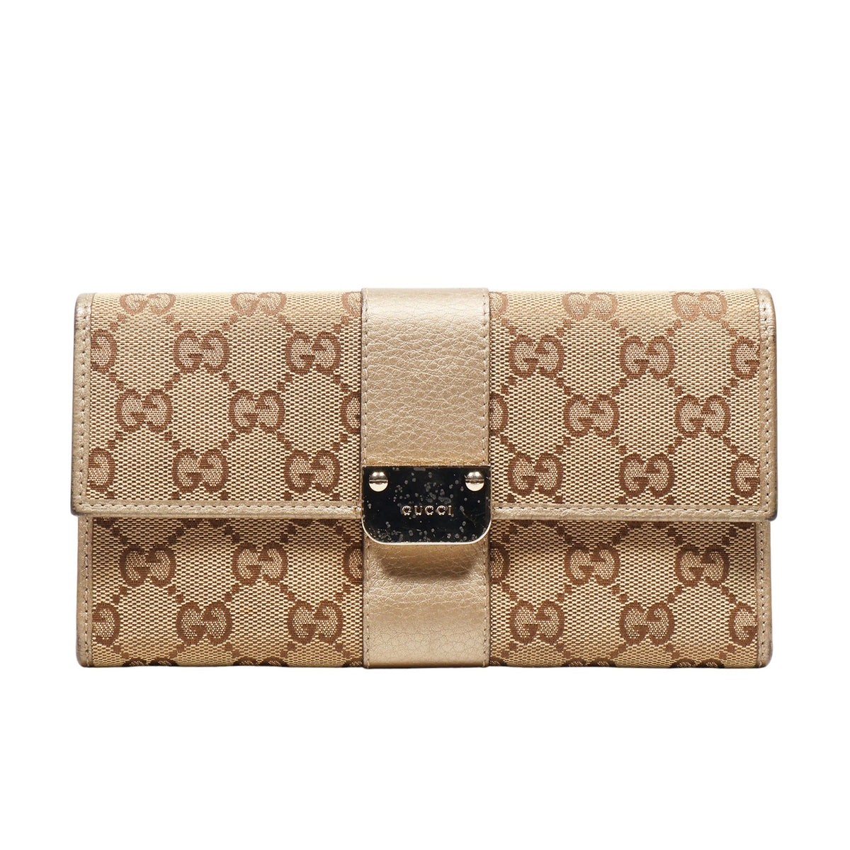 Gucci 233028 Jacquard Long Wallet