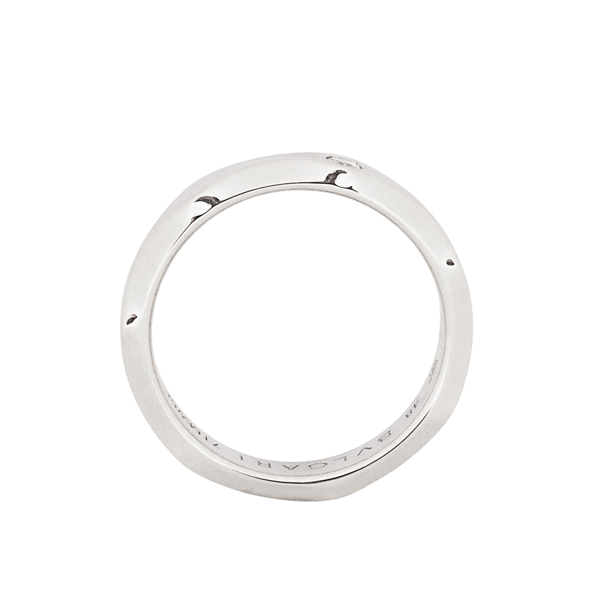 Bulgari 351941 Platinum Infinito Diamond Ring