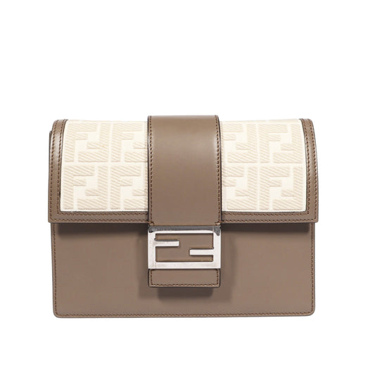 Fendi 7VA524 Flat Baguette Crossbody Bag