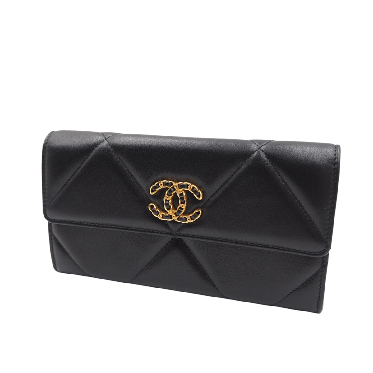 Chanel AP0955 Lambskin 19 Long Wallet