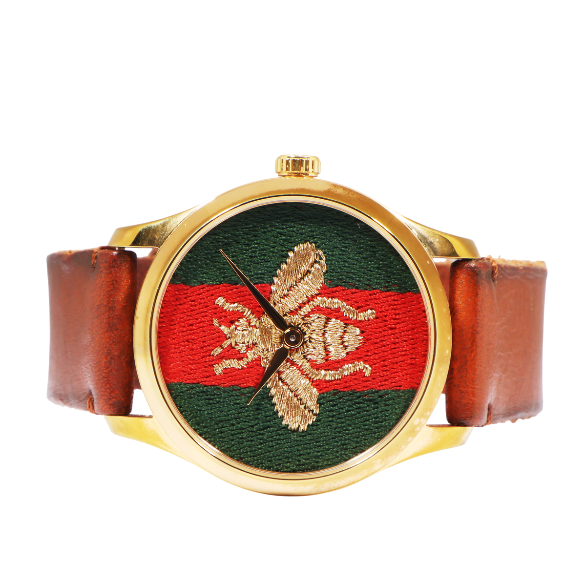 Gucci 126.4 Quartz Leather Band Watch