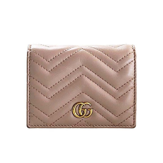 Gucci Marmont Chevron Wallet ( 466492 )