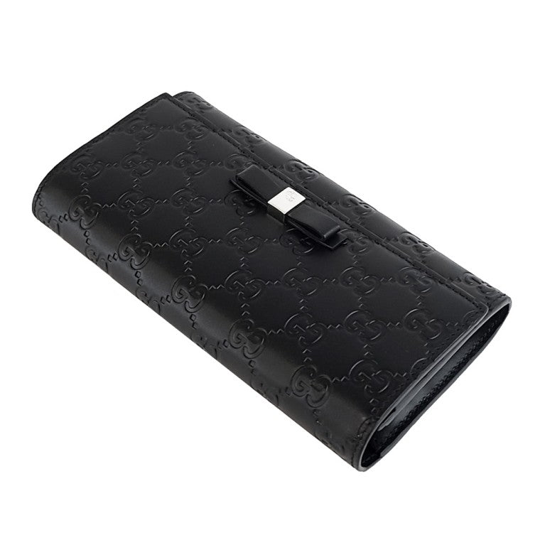 Gucci Cima Line Ribbon Long Wallet (388679)