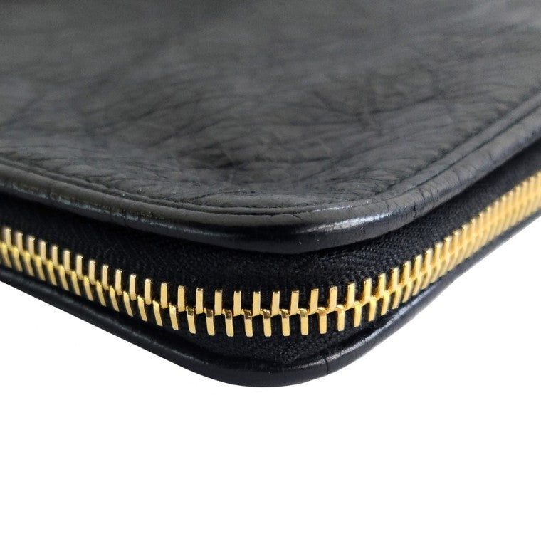 Balenciaga logo clutch
