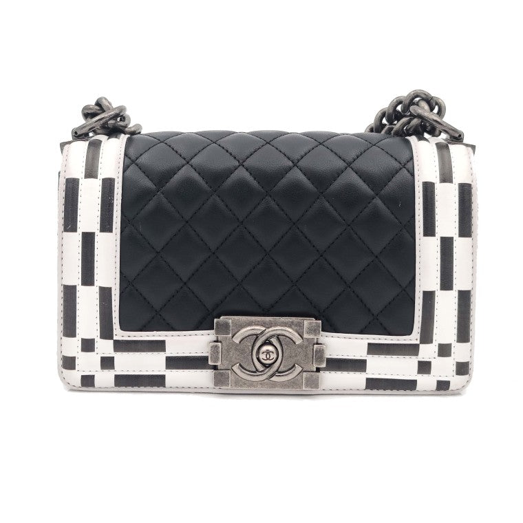 Chanel Lambskin Boy Bag Small