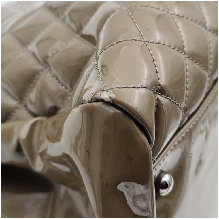 Chanel Patent Mademoiselle Bowling Bag