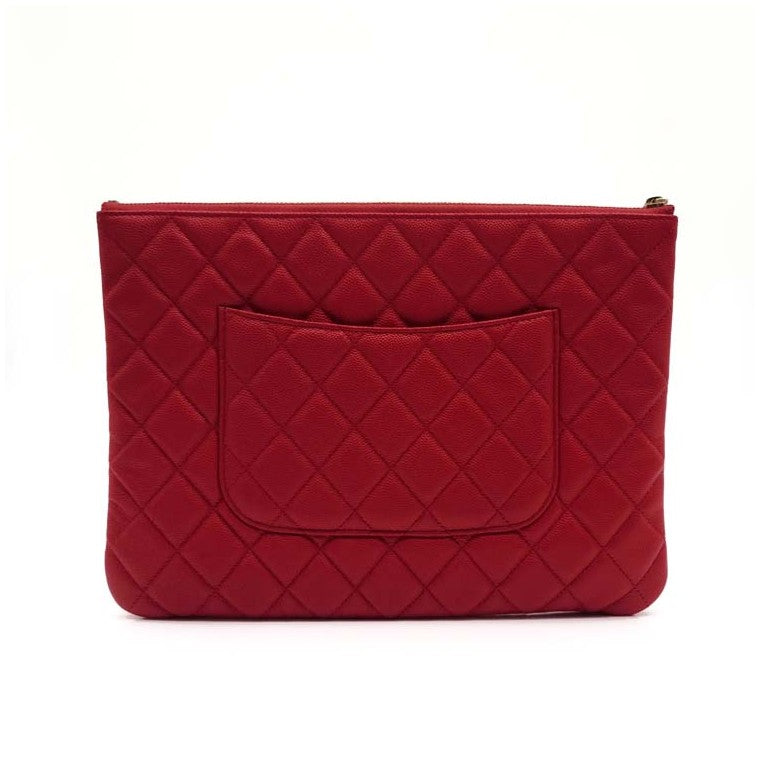 Chanel Caviar Classic New Medium Clutch
