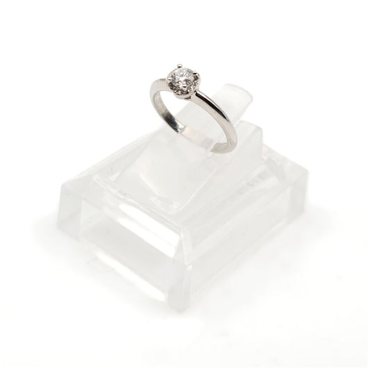 Bulgari PT 0.21ct Diamond Ring