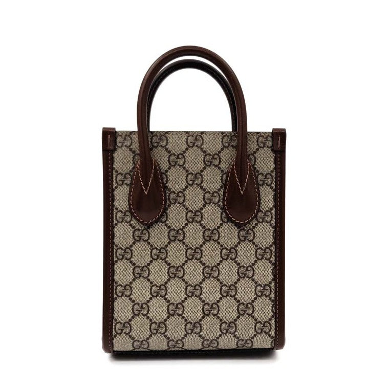 Gucci Supreme Interlocking G Tote and Crossbody Bag (671623)