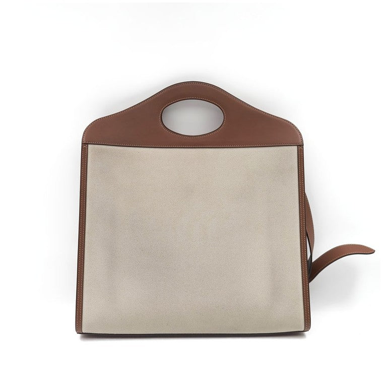 Burberry Canvas Pocket Bag Medium