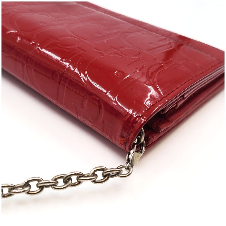 Christian Dior chain long wallet