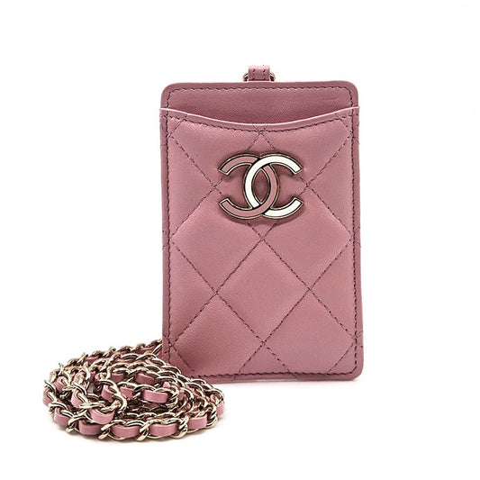 Chanel chain card holder