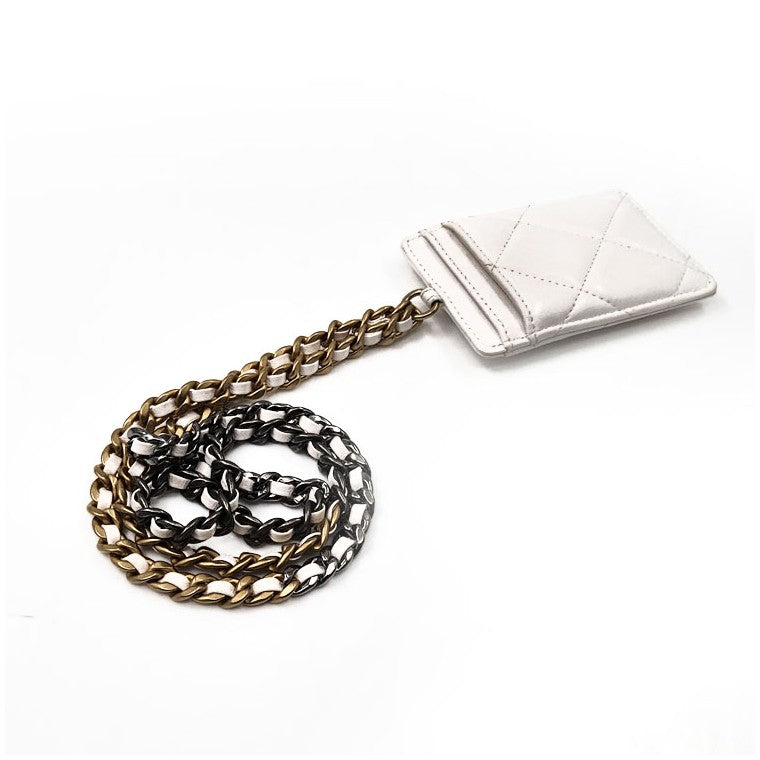 Chanel 19 Chain Card Holder Crossbody Bag
