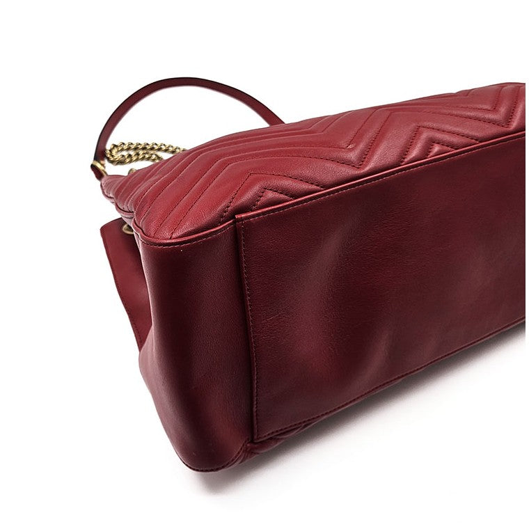 Gucci GG Marmont Matelassé Chain Shoulder Bag (453569)