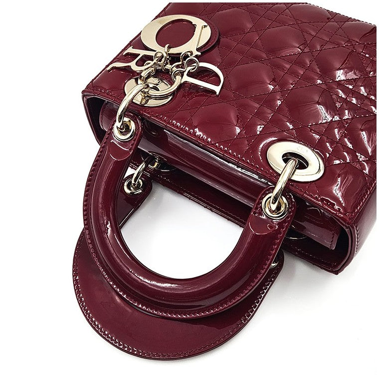 Christian Dior Patent Lady Small