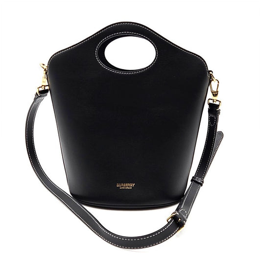 Burberry Leather Pocket Bucket Bag