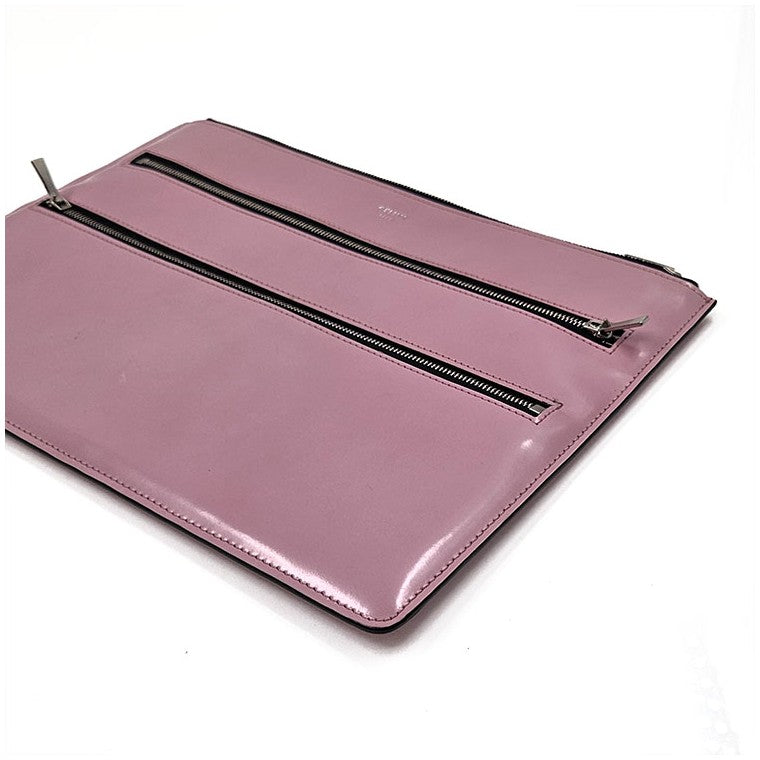 Celine zipper clutch