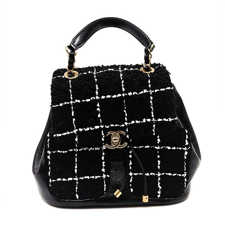 Chanel Wool Tweed Backpack