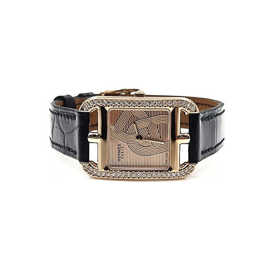 Hermès Cape Cod Diamond Gold Watch (cc1.371)