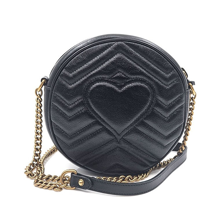 Gucci Marmont Round Mini Crossbody Bag (550154)