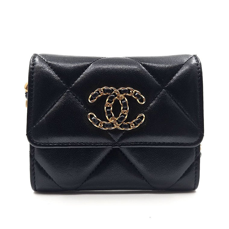 Chanel Lambskin 19 Chain Coin Purse
