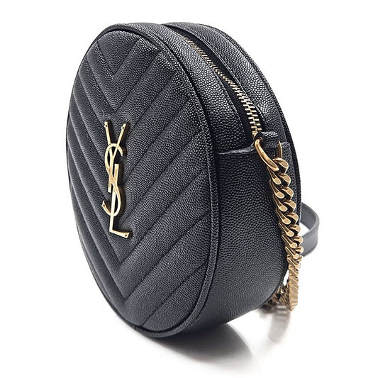 Saint Laurent Round Camera Crossbody Bag (610436)